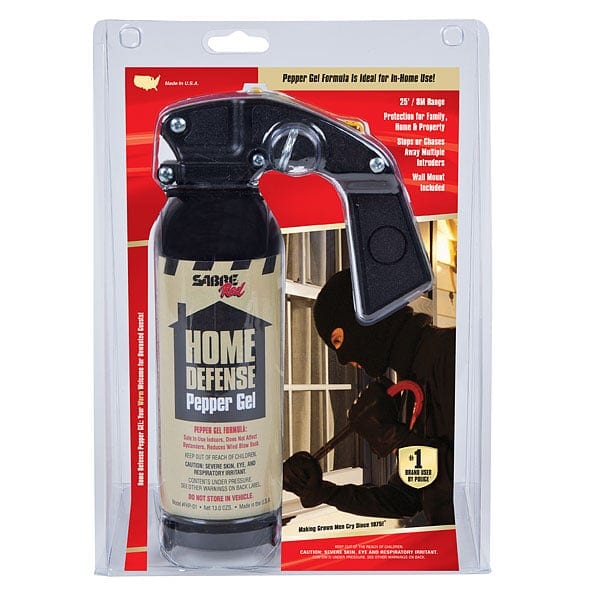 Sabre Home Defense Pepper Gel Fogger with Wall Mount Bracket FHP-01 - Tactical & Duty Gear